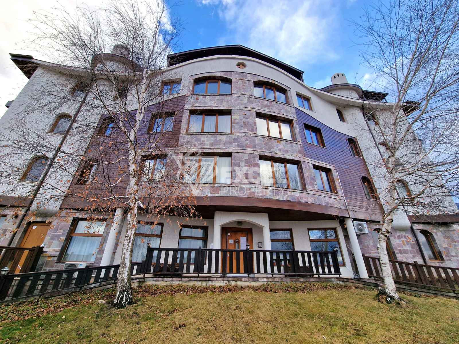 Обзаведен двустаен апартамент с мазе за продажба до комплекс BELVEDERE, Банско