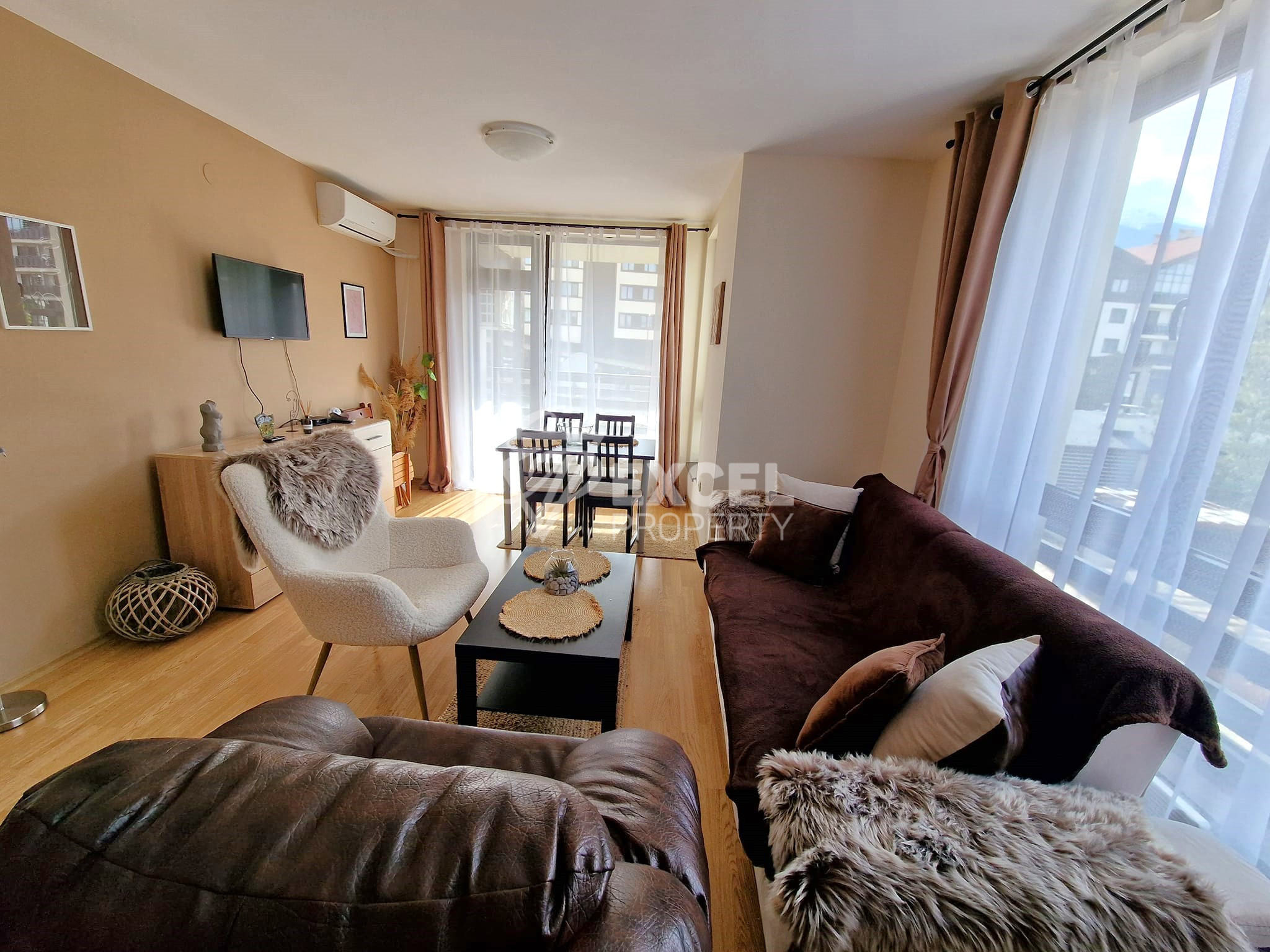 Двустаен апартамент с климатик за продажба в Aspen Resort, район Разлог! Изгодна цена!