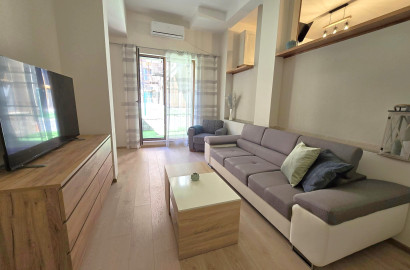 Тристаен апартамент с ново обзавеждане и ниска такса поддръжка за продажба в Банско