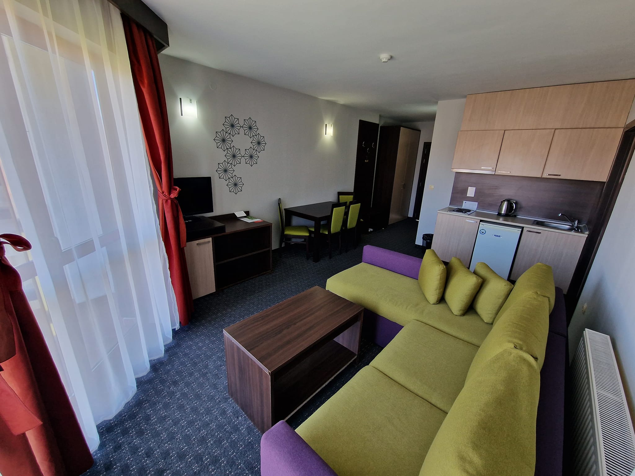 Двустаен апартамент в Банско до Хотел Belvedere, 200 метра от ски лифта