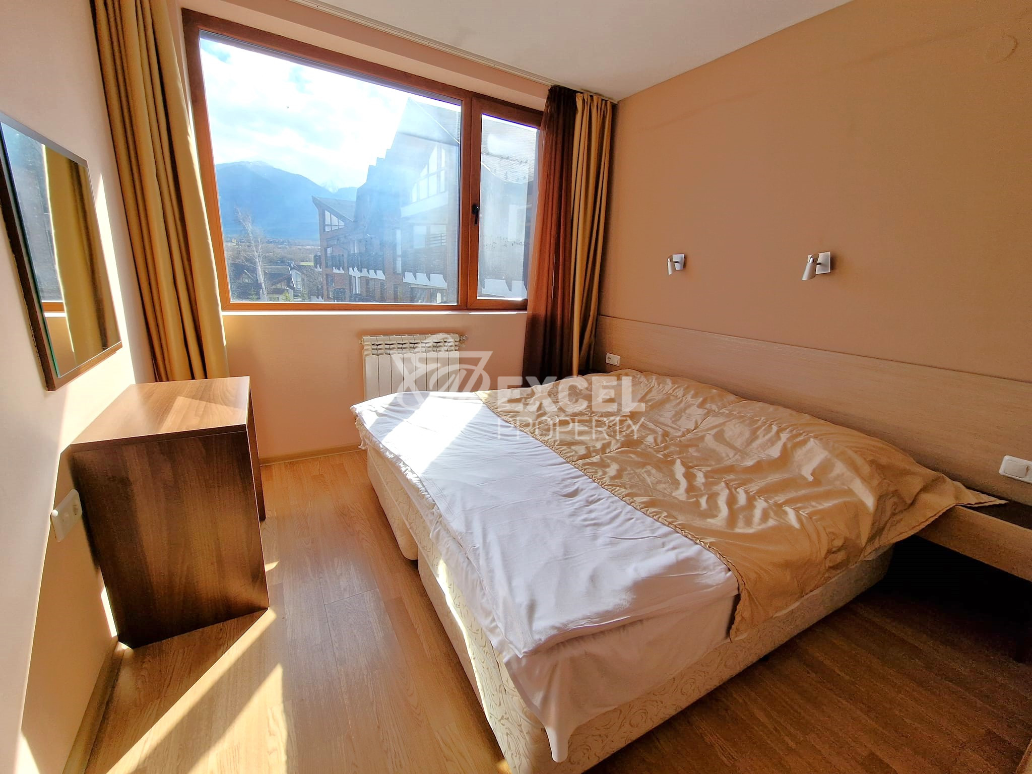 Redenka Holiday Club: двустаен апартамент с южно изложение и красива планинска гледка за продажба до Банско и Разлог