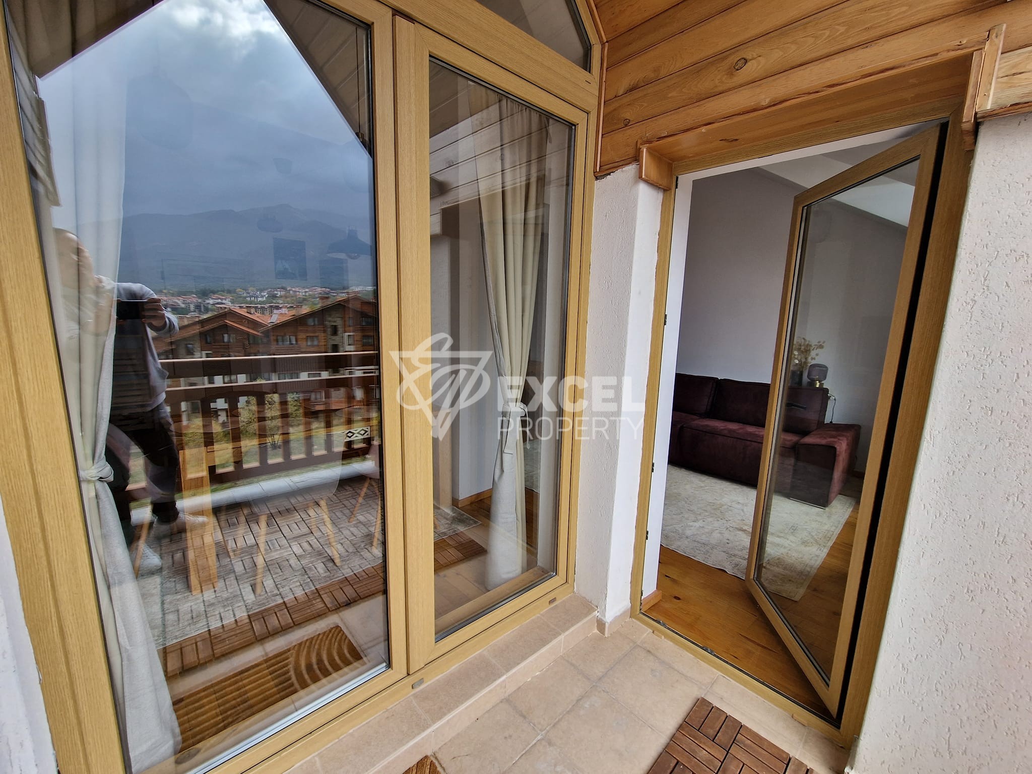Уникален апартамент (мезонет) с фронтална гледка към Пирин планина за продажба в Банско