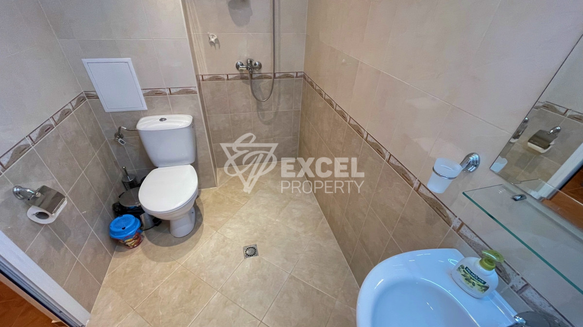 Обзаведено студио за продажба в Свети Влас, с частична гледка море