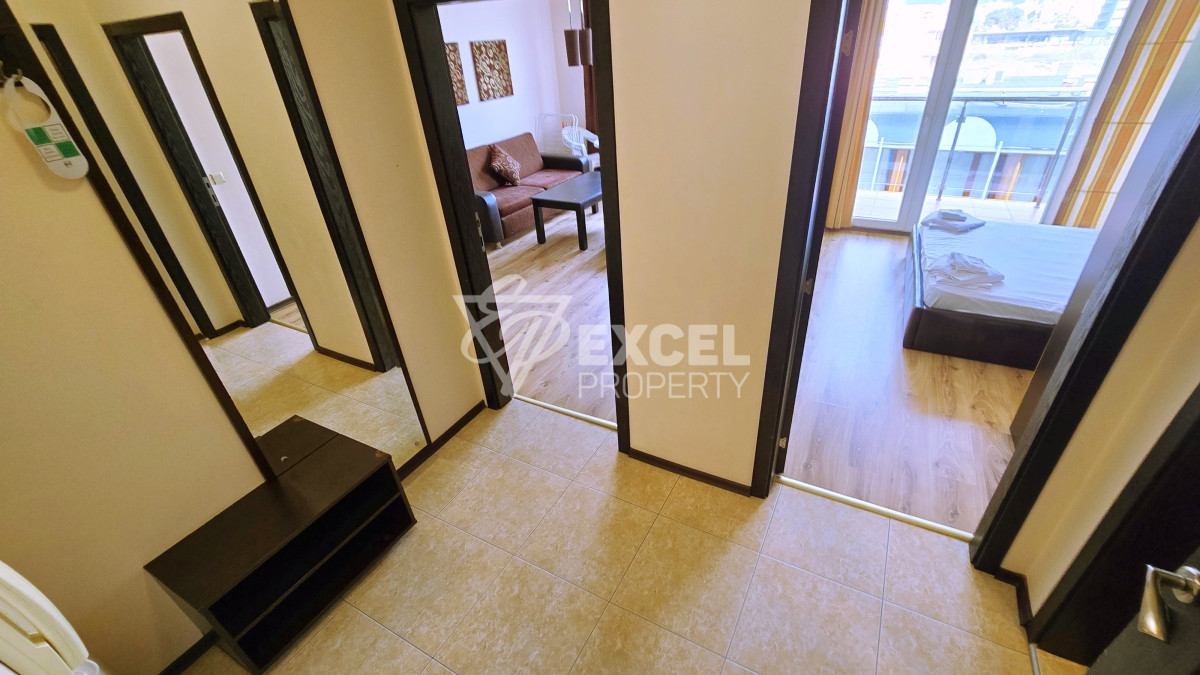 Обзаведен двустаен апартамент на метри от морето в Слънчев Бряг