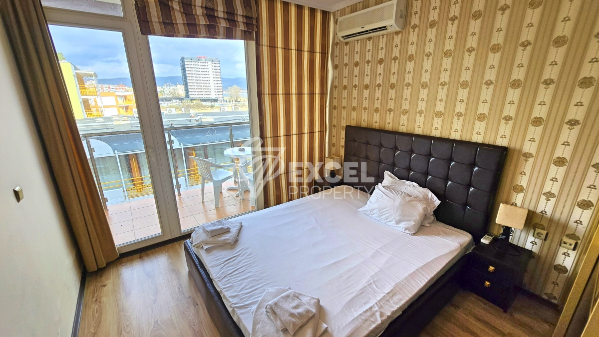 Обзаведен двустаен апартамент на метри от морето в Слънчев Бряг