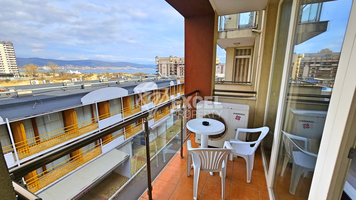 Обзаведен двустаен апартамент на метри от морето в Слънчев Бряг