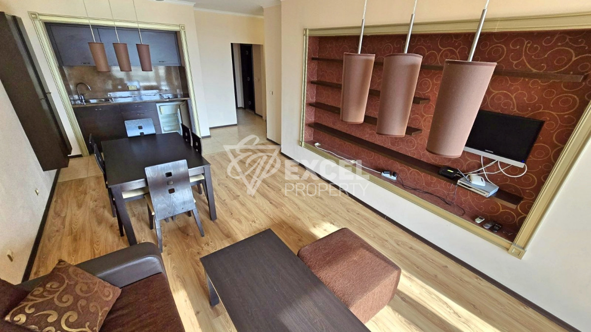 Тристаен апартамент на първа линия в Слънчев бряг – до дюните и морето