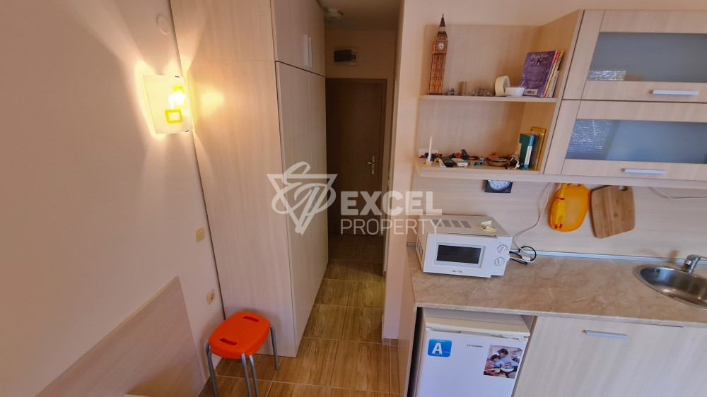 Обзаведено студио в Свети Влас в комплекс Парадайс Дриимс.