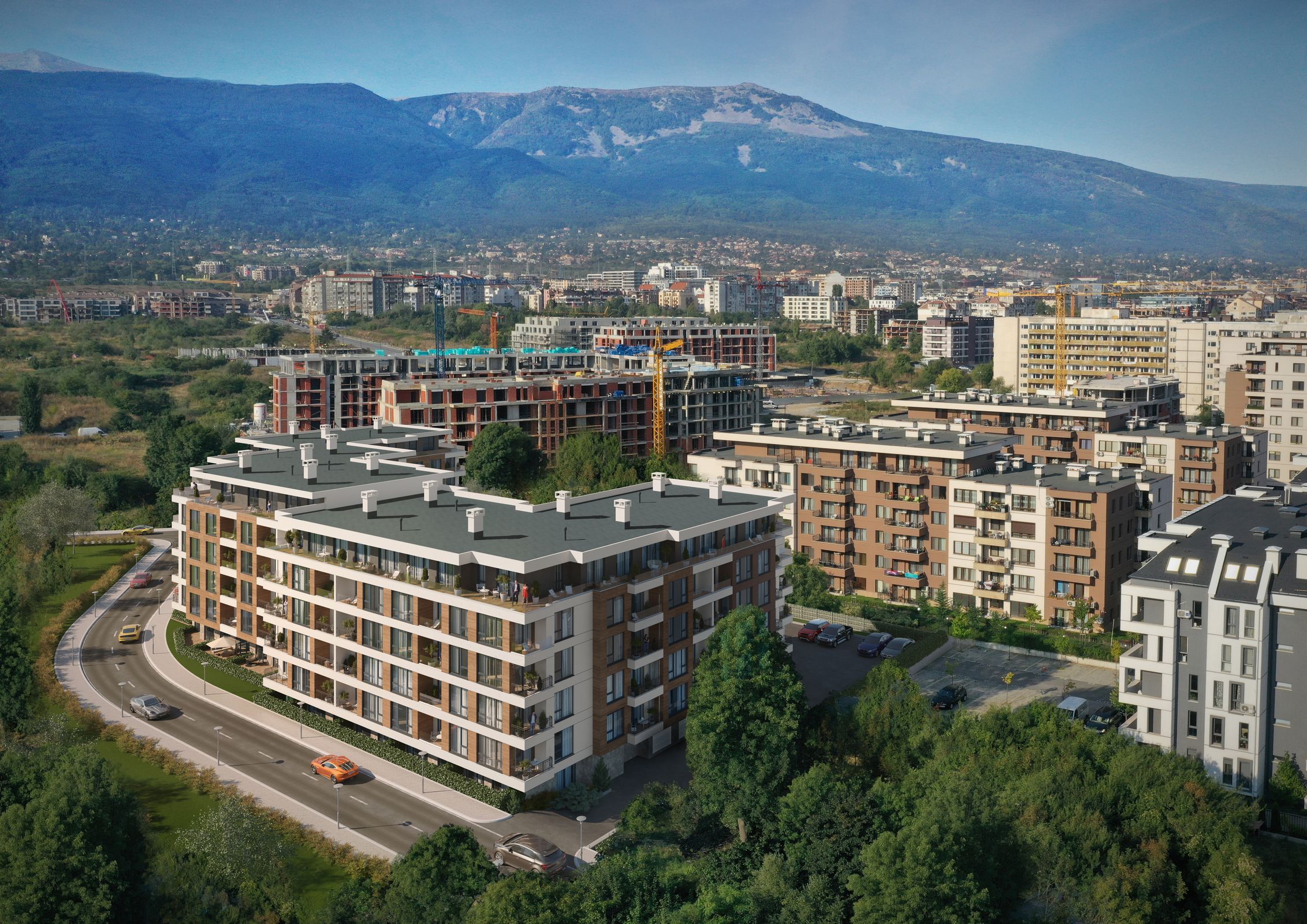 Mountain View Residence 2 - апартаменти за продажба в квартал Малинова долина, София